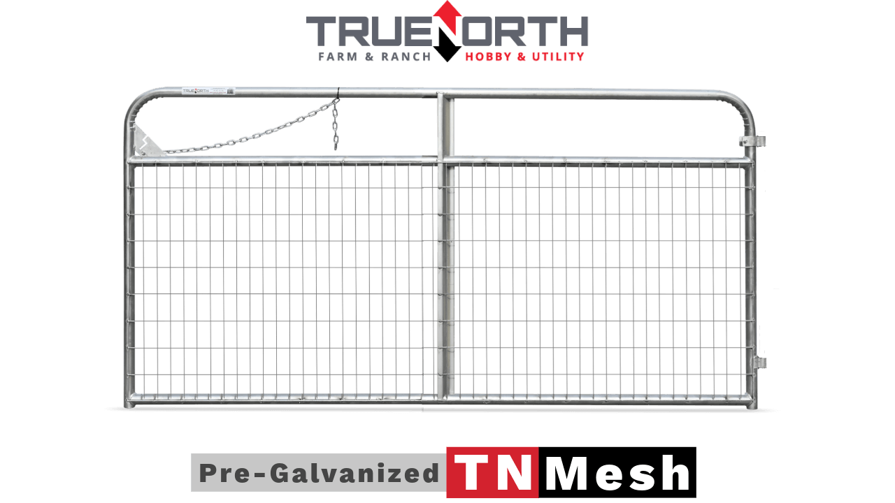 Barrières - - Diamond Bar Mfg - Barrière de ferme pré-galvanisé avec grillage - True North