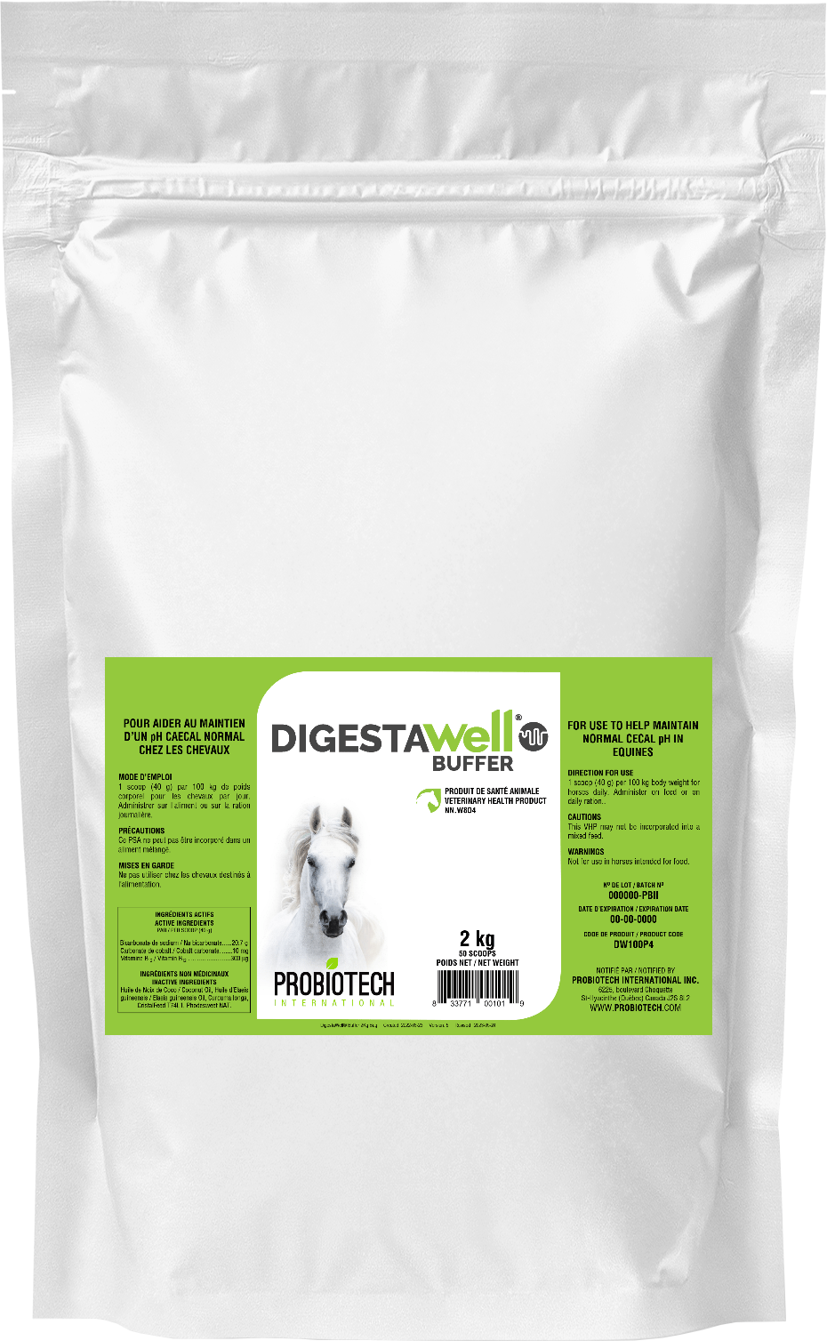 Suppléments - JN4118 - Probiotech - Digestawell Buffer 2kg