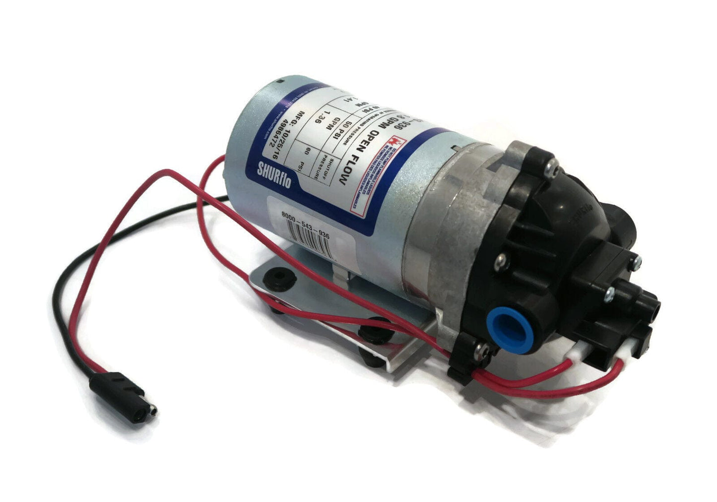 '- jn1053 - JNB1913 - POMPE SHURFLO 12V 1.4GPM 60PSI