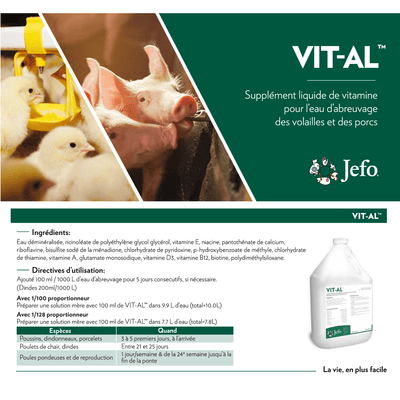 Suppléments - JN1169 - JNB1913 - Supplément De Vitamines Liquides - Vit-Al