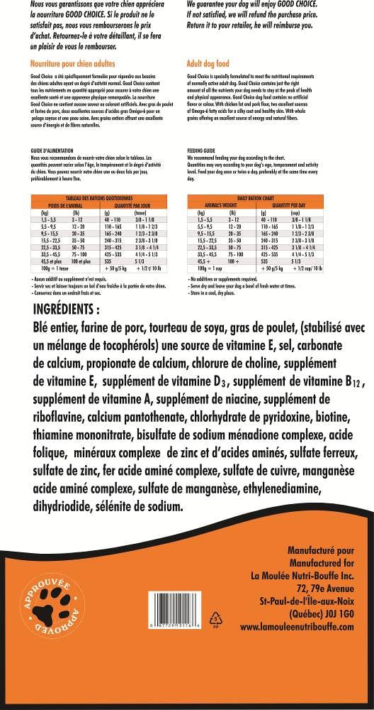 '- JN232 - JNB1913 - Nourriture Pour Chiens - Good Choice