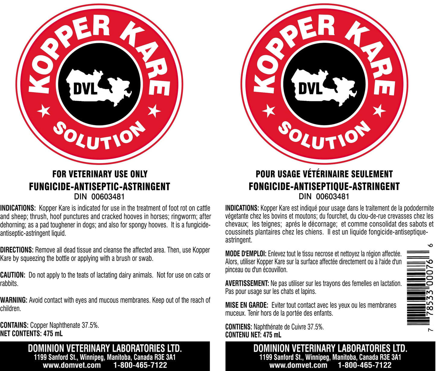 '- JN4417 - JNB1913 - Solution Kopper Kare 475 Ml