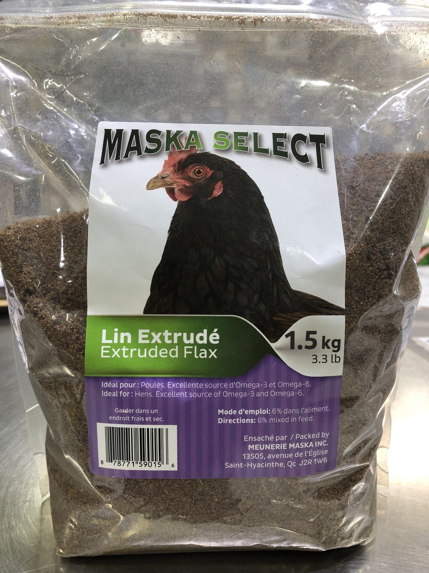 '- JN5359 - JNB1913 - Graines De Lin Extrudé 1.5Kg