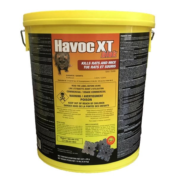 Contrôle des rongeurs - JN771 - Havoc XT - 227x20g Appâts Pour Rongeurs