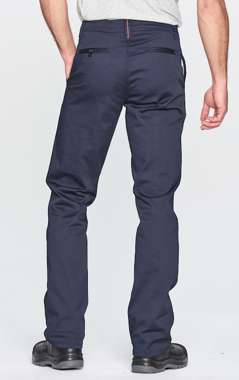 '- - JNB1913 - Pantalon Extensible De Travail Marine Ou Noir - Orange River
