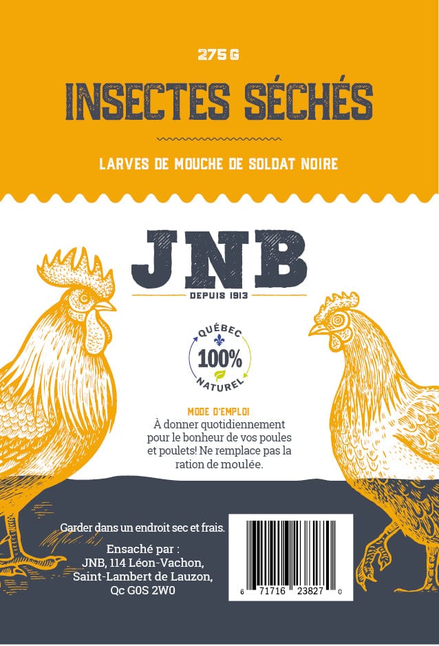 Suppléments - - JNB Distributeur agricole - Insectes Séchés Jnb