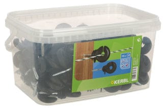 Isolateurs - JN8565 - Kerbl - Isolateur - Poteau en bois (Seau de 115 isolateurs)