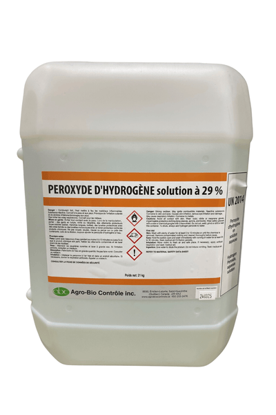 Traitement de l'eau - JN9169 - Agro Bio-Controle - Peroxyde d'hydrogène 29% - 21kg