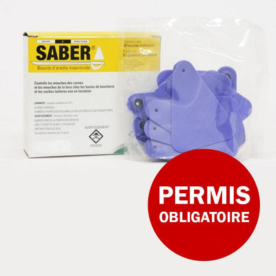 Pesticides et insecticides - *JN222 - Saber - Boucle D'Oreille Insecticide
