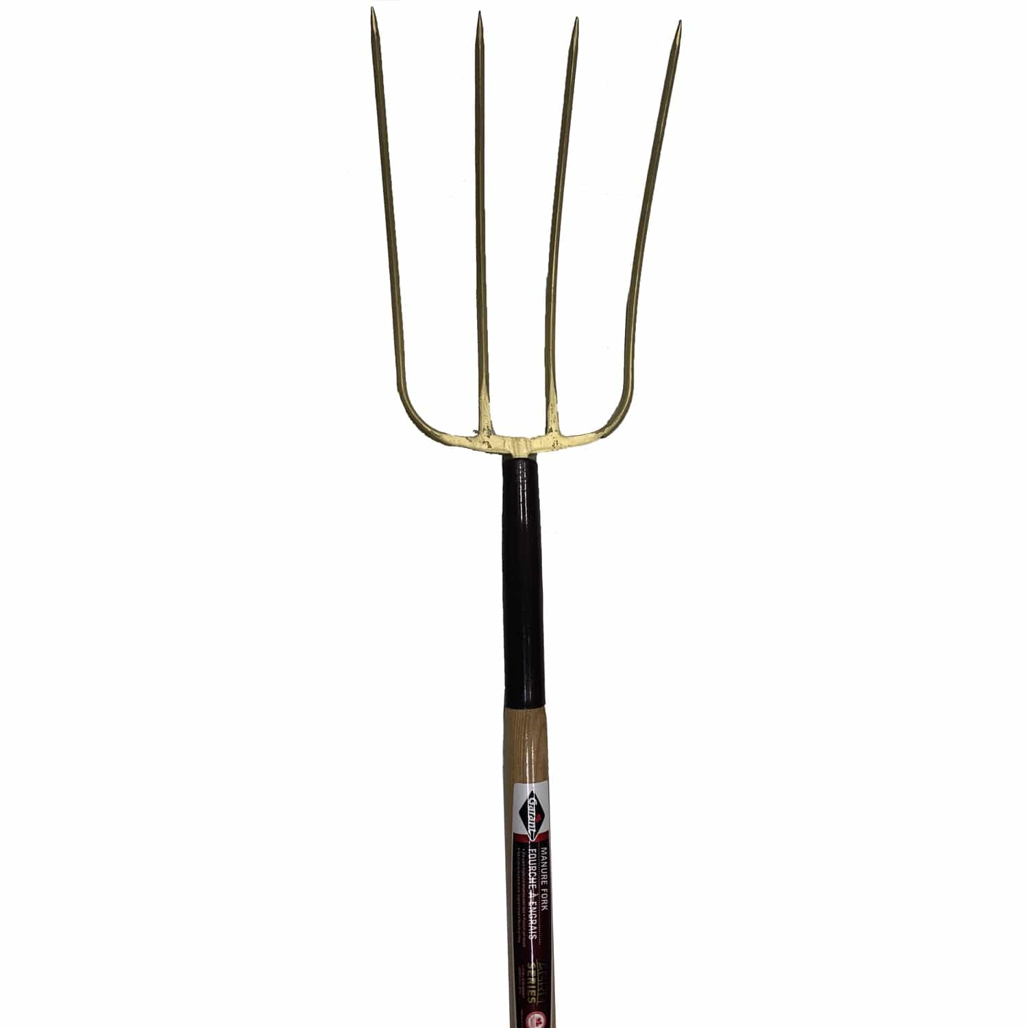 Kippen 6029X Fourche 4 Dents Acier – Outil Jardinage Et Agriculture Solide Sans Manche 310 Mm